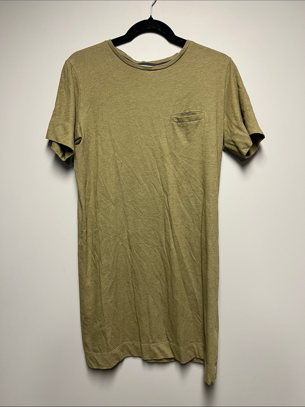 Arc'teryx cela Olive Green Midi Dress with Chest Pocket